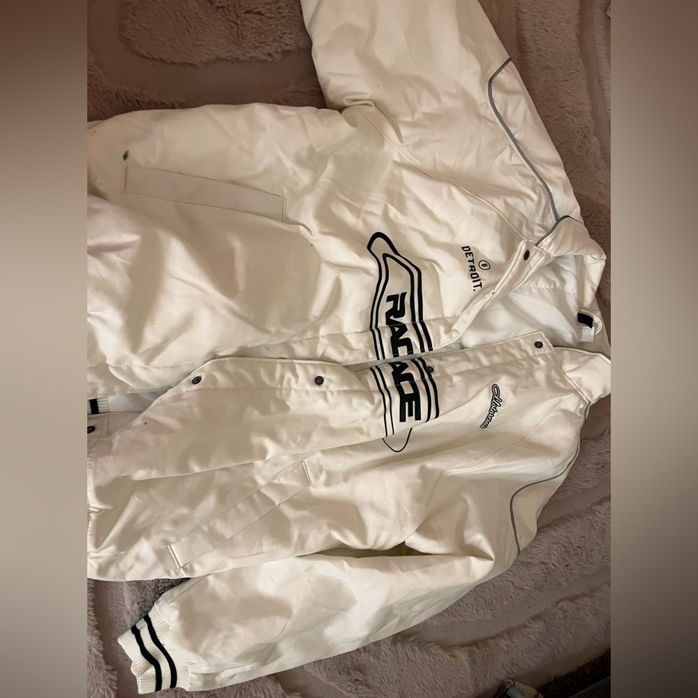White Racing Jacket - Picture 1 of 1